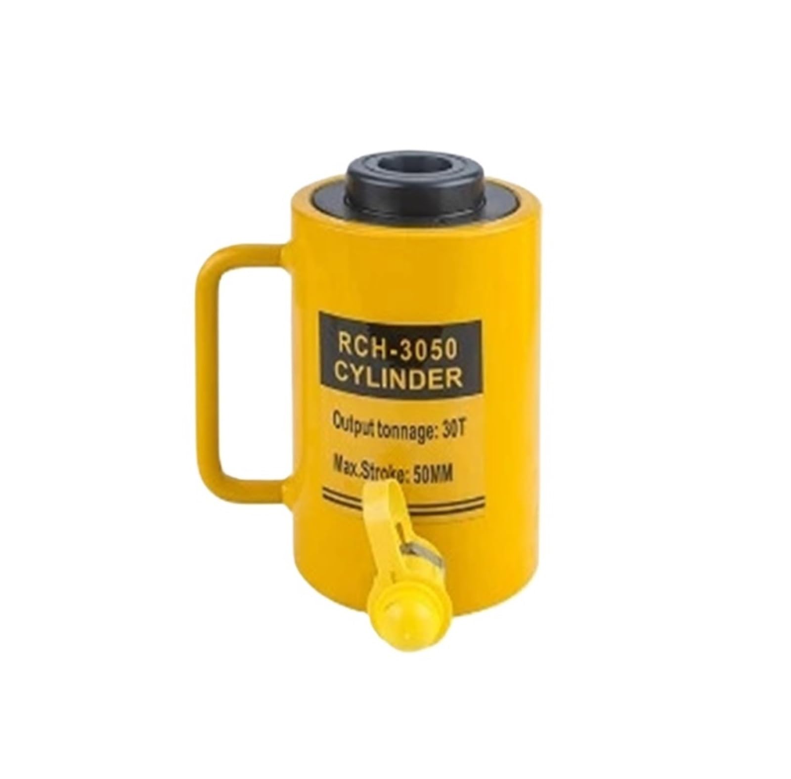 DUOCAI Hydraulic Ram Jack Multi-Section Stroke Hollow hydraulic jack, hydraulic cylinder, electric split type RCH-20T30T60T100 ton hollow jack(30T50mm)