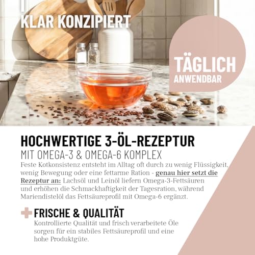 ReaVET Darmöl für Katzen 50ml I Verdauung, Darmflora I Sekundierend bei Verstopfung und Verdauungsproblemen, kein Remedium und Laxans