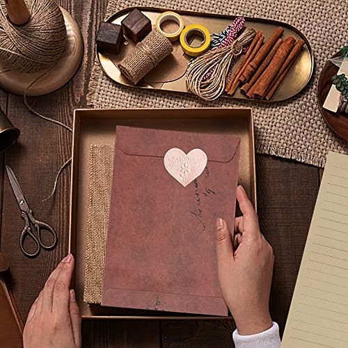 50 Carta da Cancelleria Vintage e 16 Pezzi Buste