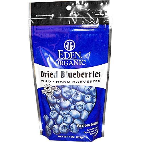 Eden Foods Organic Dried Blueberries -- 4 oz - 2 pc