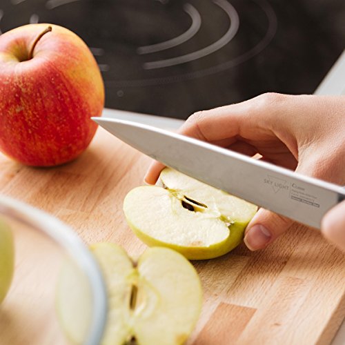 Paring Knife Fruit Knife Peeling Knife 4 Inch German HC Stainless Steel Small Sharp Knife with Non Slip Ergonomic Handle for Kitchen Cutting