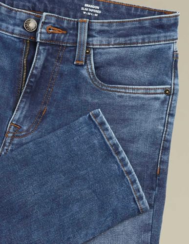 Image of U.S. Polo ASSN. Denim Co. Brandon Fit Jeans for Men, Full Length Mens Denim for Office & Regular Wear