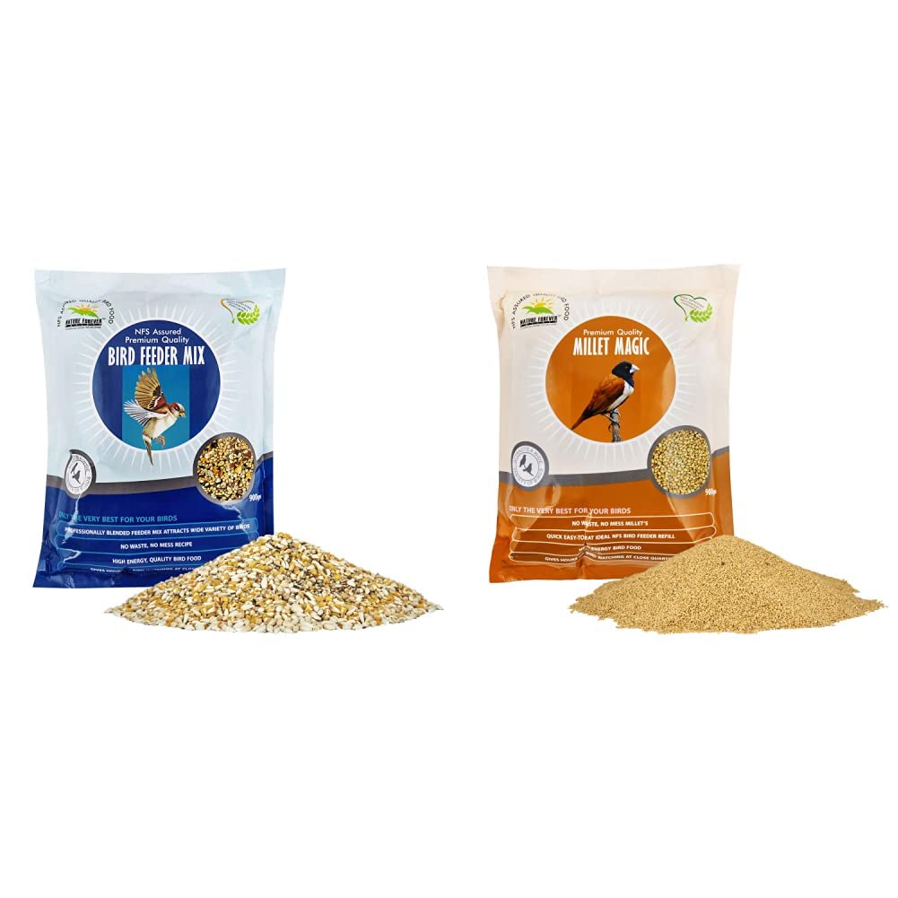 Nature Forever Bird Feeder Mix, 900 G & Millet Magic, 900 G (B08KVFC2WB) Amazon Price History, Amazon Price Tracker
