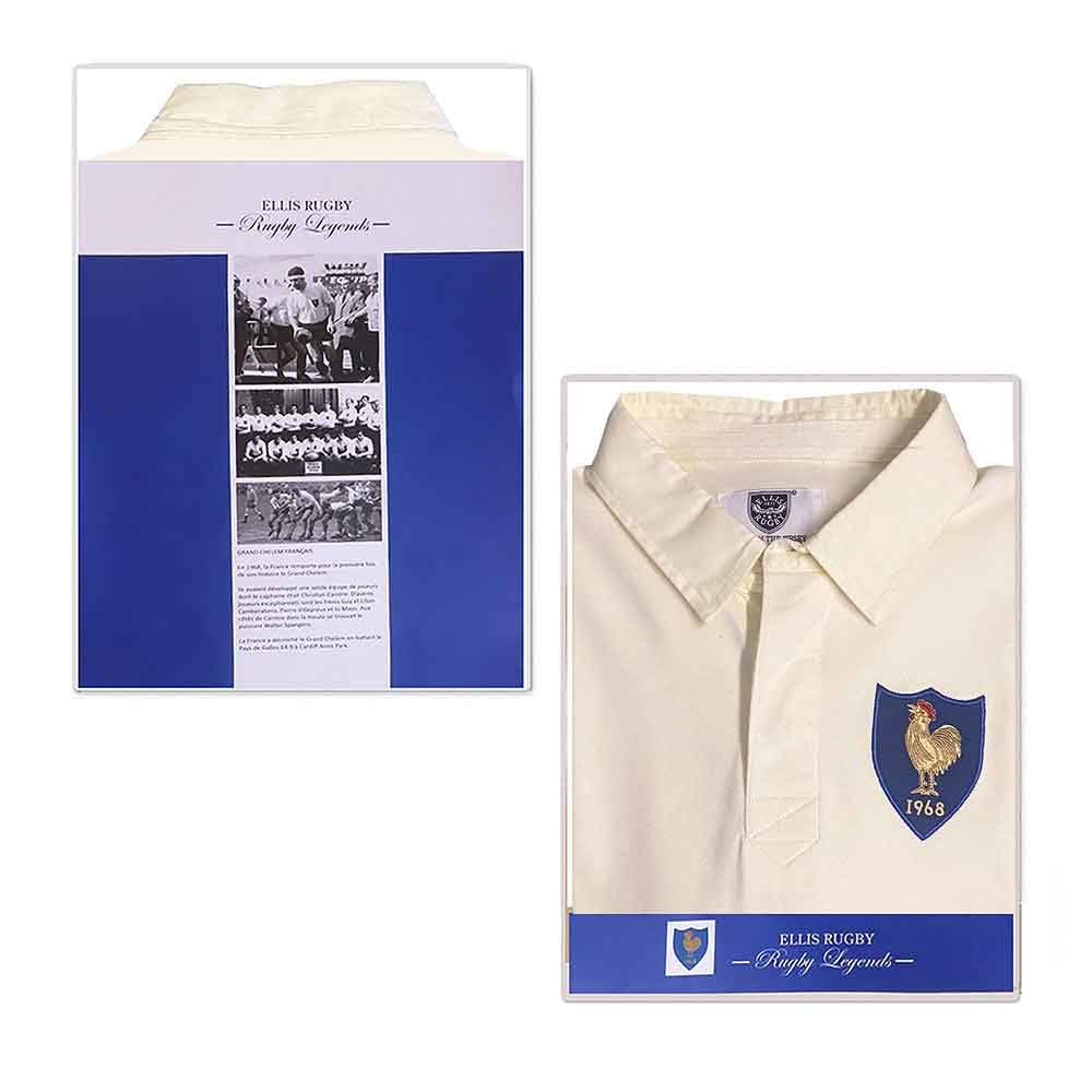 Maillot France Rugby 1968 Grand Chelem