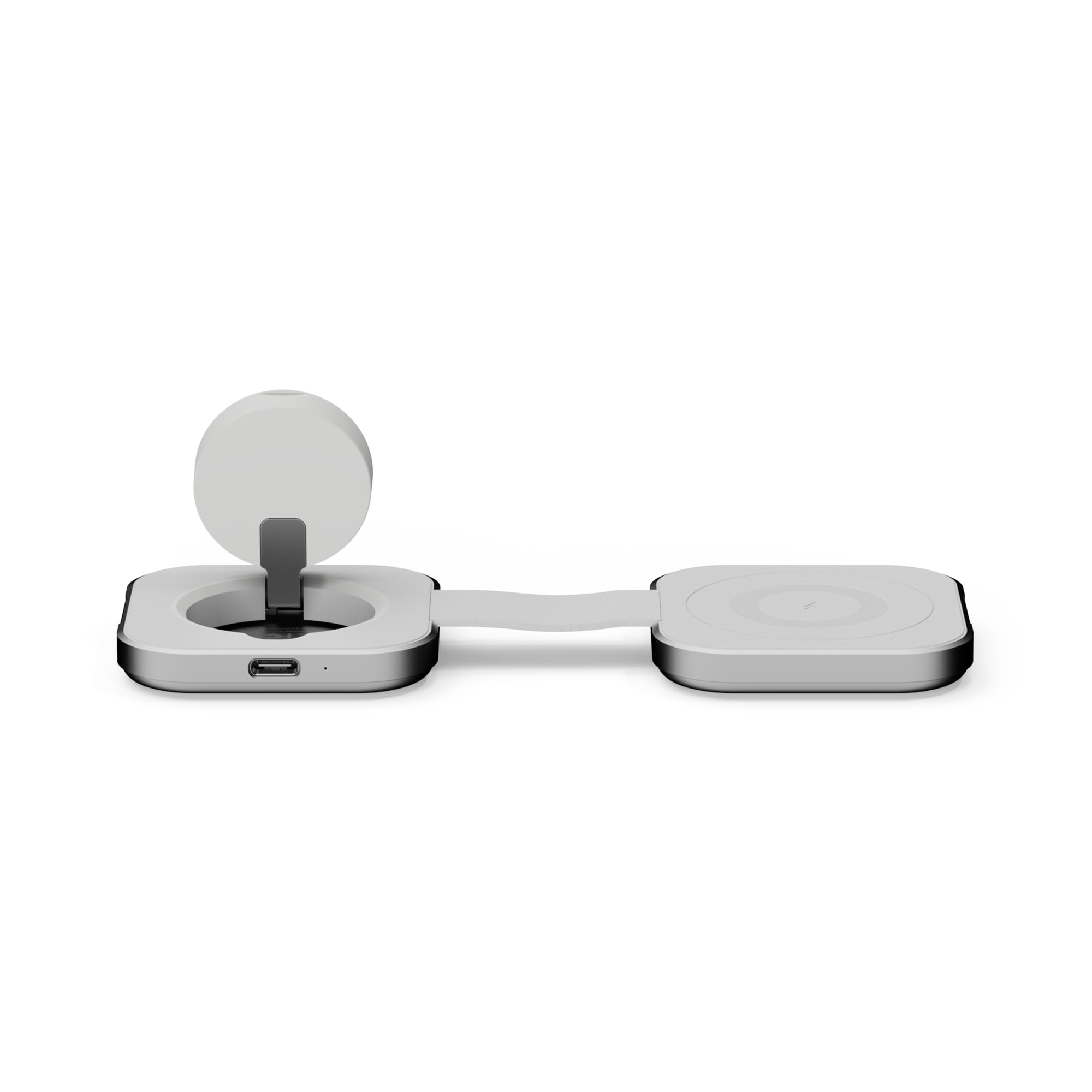 LINQ Caricatore Wireless 2 in 1 Pieghevole – Stazione di Ricarica Wireless per Smartphone e Auricolari LQTC021
