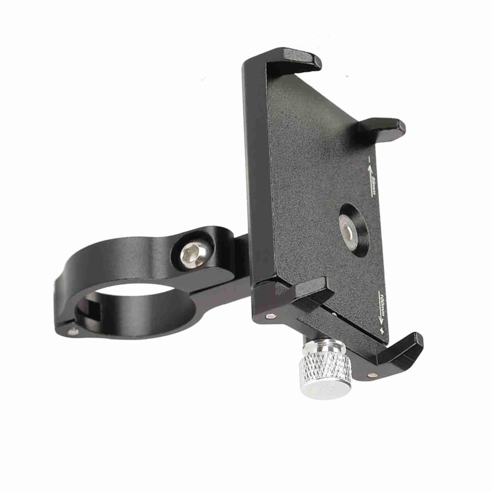 Yctze Porta Telefono in Alluminio per Bicicletta, Supporto Regolabile, | Supporto base in alluminio CNC, cuscinetti antiurto, per smartphone da 3,5-6,2 pollici