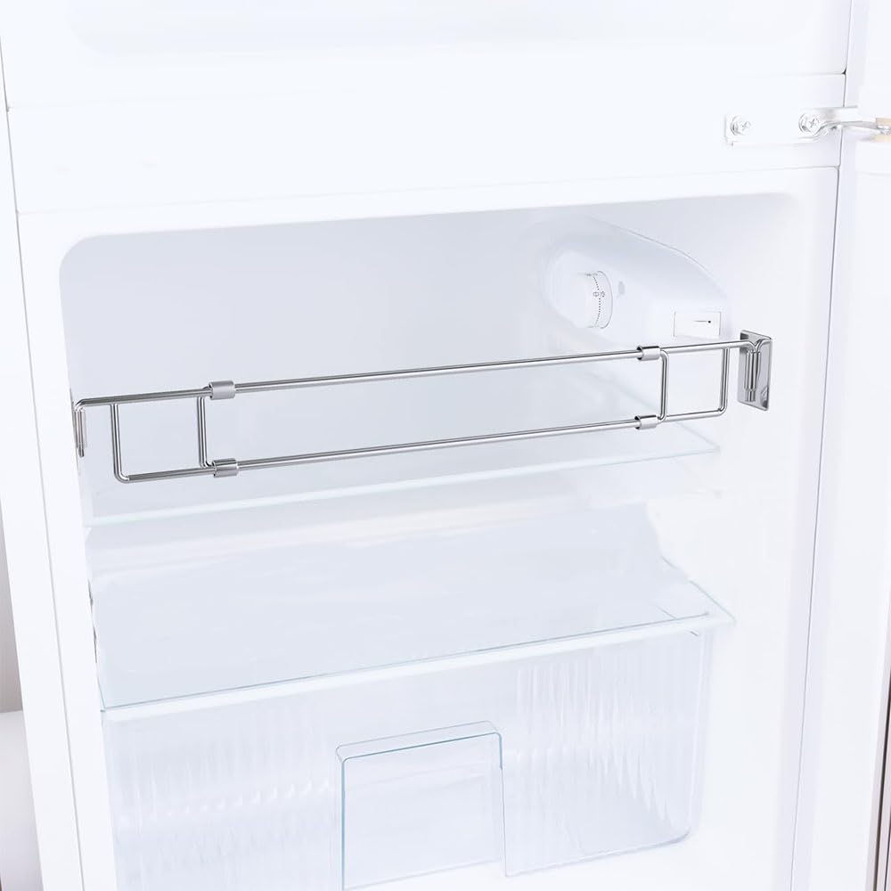 YSDRV Refrigerator Bars 12.44"-22.63" Adjustable Stainless Steel RV Fridge Tension Rods RV Refrigerator Accessories Extendable Food and Drink Stabilizers Prevent Messy Spills During Travel