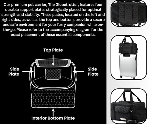 Airline Compliant Pet Carrier | Travel Bag & Car Seat | Calming - Durable - Stylish | Best for Most Pets up to 15lbs