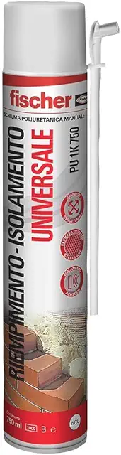 Schiuma Poliuretanica Fischer PU 1K 750 M - Isolante Universale Multiuso