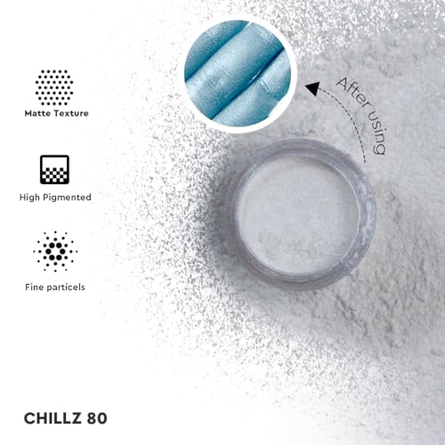 Image of C2P Pro Eyeshadow Pigment for Eye Makeup - 2g | Long-Lasting and Highly Pigmented Loose Precious Pigments with Metallic Effect | Cosmetics For Women and Girls,Chillz 80, 2 grams
