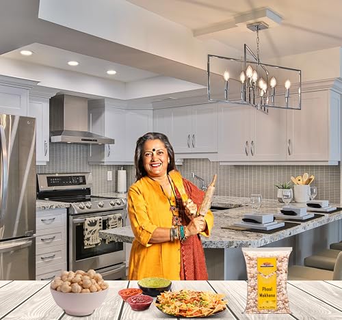 Image of Rani Jumbo Phool Makhana (Fox Nut /Popped Lotus Seed) Plain Raw Uncooked 7oz (200g) ~ All Natural | Vegan | No Colors | Gluten Friendly | NON-GMO | Kosher | Indian Origin