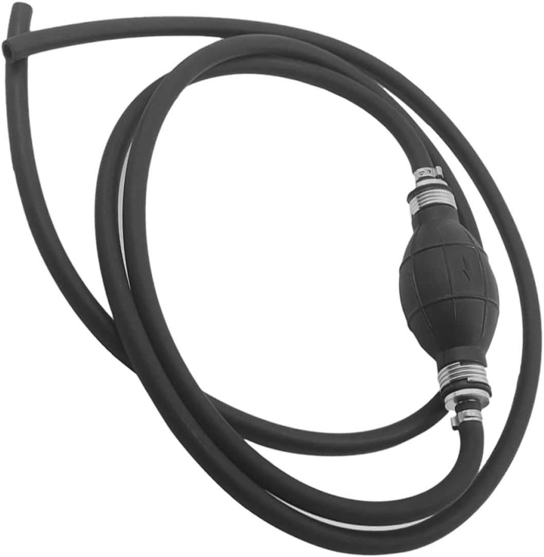 Gatuida Car Hand Oil Pump Siphon Pump Fuel Transfer Hose Nbr Rubber Easy to Use