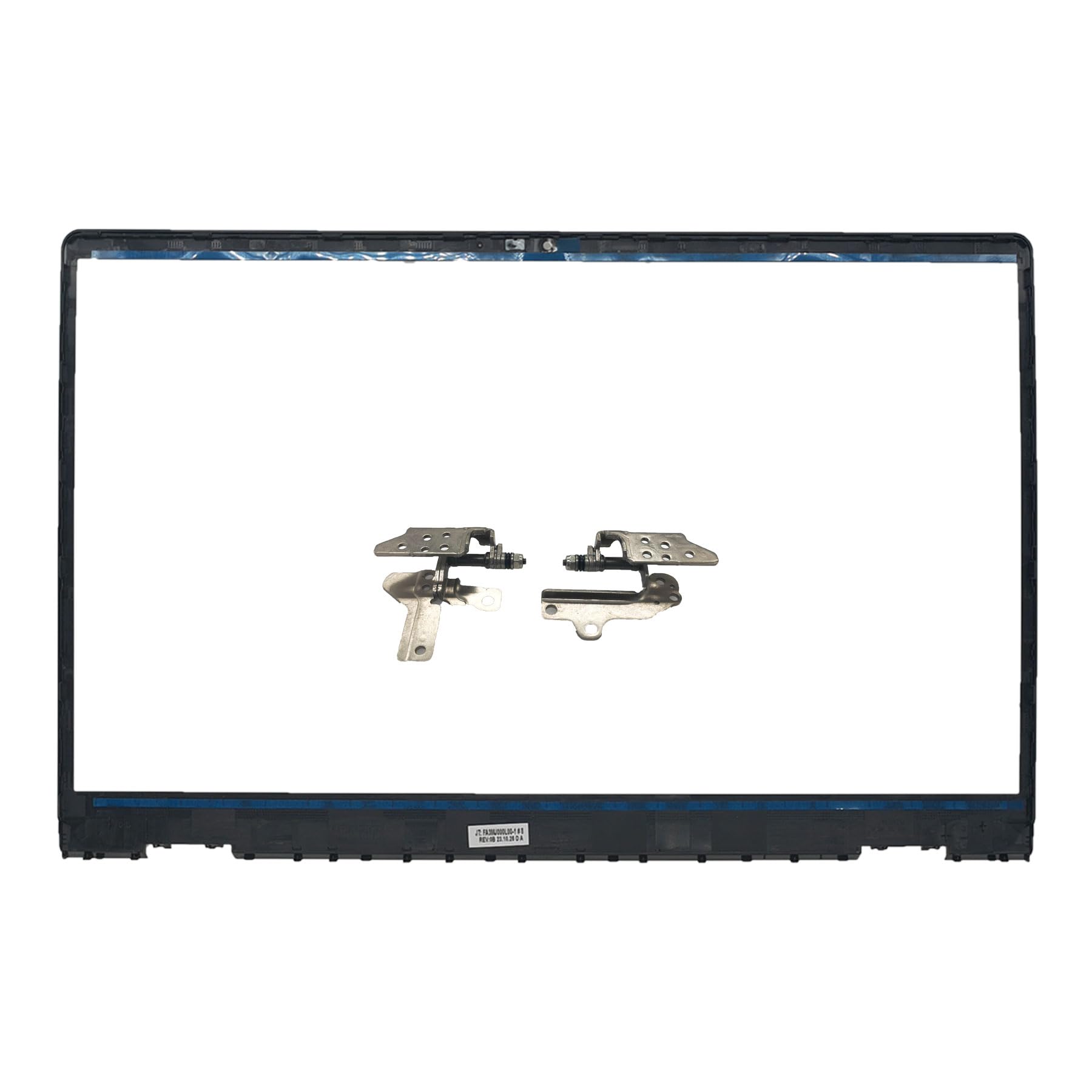 Ersatz für Dell Inspiron 15 3510 3511 3515 LCD Back Cover Rear Top Deckel mit Scharnieren und Frontblende Rahmen 0WPN8 00WPN8 9WC73 09WC73 Schwarz