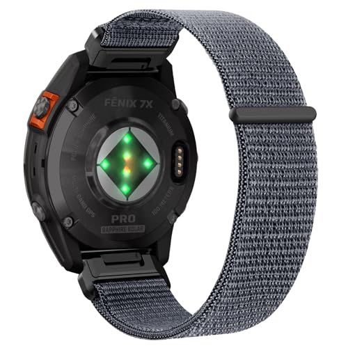 Niboow QuickFit 26mm Strap for Garmin Fenix 8 51mm/Fenix 7X Pro Solar/Fenix 7X/Fenix 6X/Fenix 6X Pro/Fenix 5X/Fenix 5X Puls