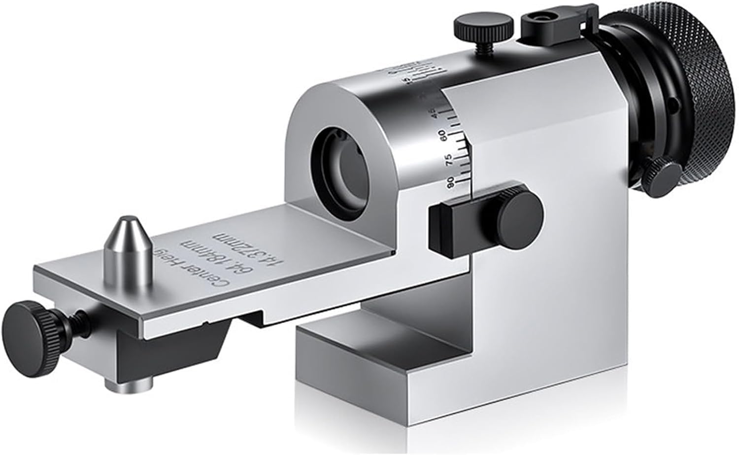 Raschietto ottico per mola da 0,008 mm, rifilatore di precisione, lente dingrandimento 4x, acciaio legato 40cr per rettifica