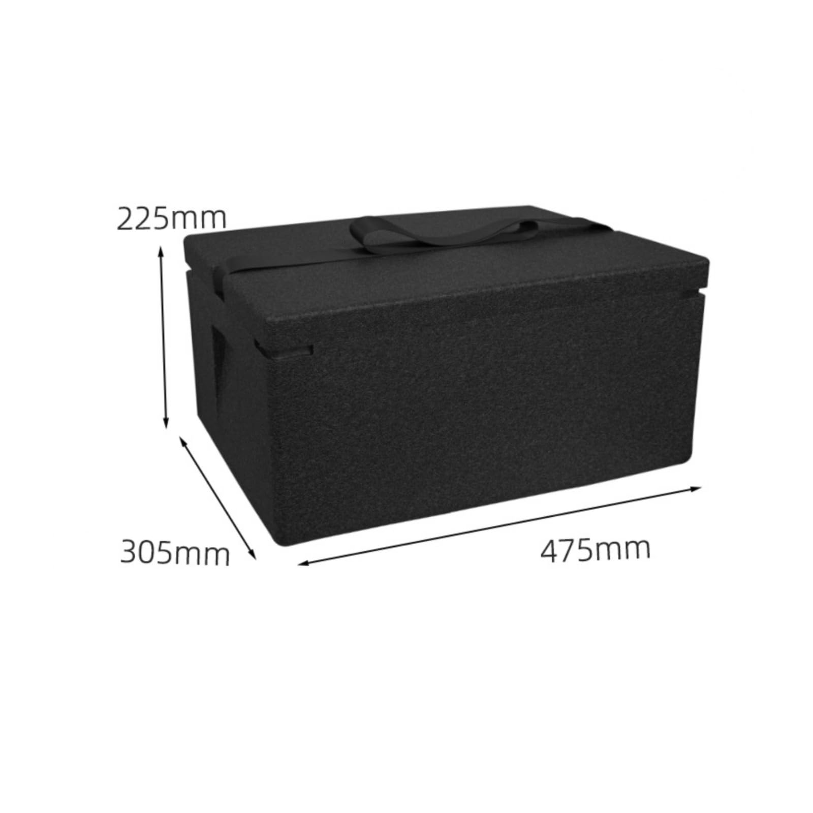 MERIGLARE Boîte Transport Isotherme Étanche | calorifugeage Thermique Efficace, Boîte Transport Alimentaire Cvercle Articulé, Ergonomique, pr Restauration, Style H