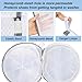 Vivifying Shoe Washing Machine Bag, 2 Pack Honeycomb Mesh Laundry Bag with Zipper for Sneakers, Running Shoes, Sock, Bras, Delicates and Toys