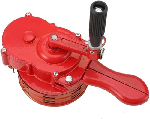 Miniatura 5 de Sirena portátil de manivela manual de mano sirena de incursión de aire de mano 110db Lound sirena de seguridad de emergencia alarma de incendio de