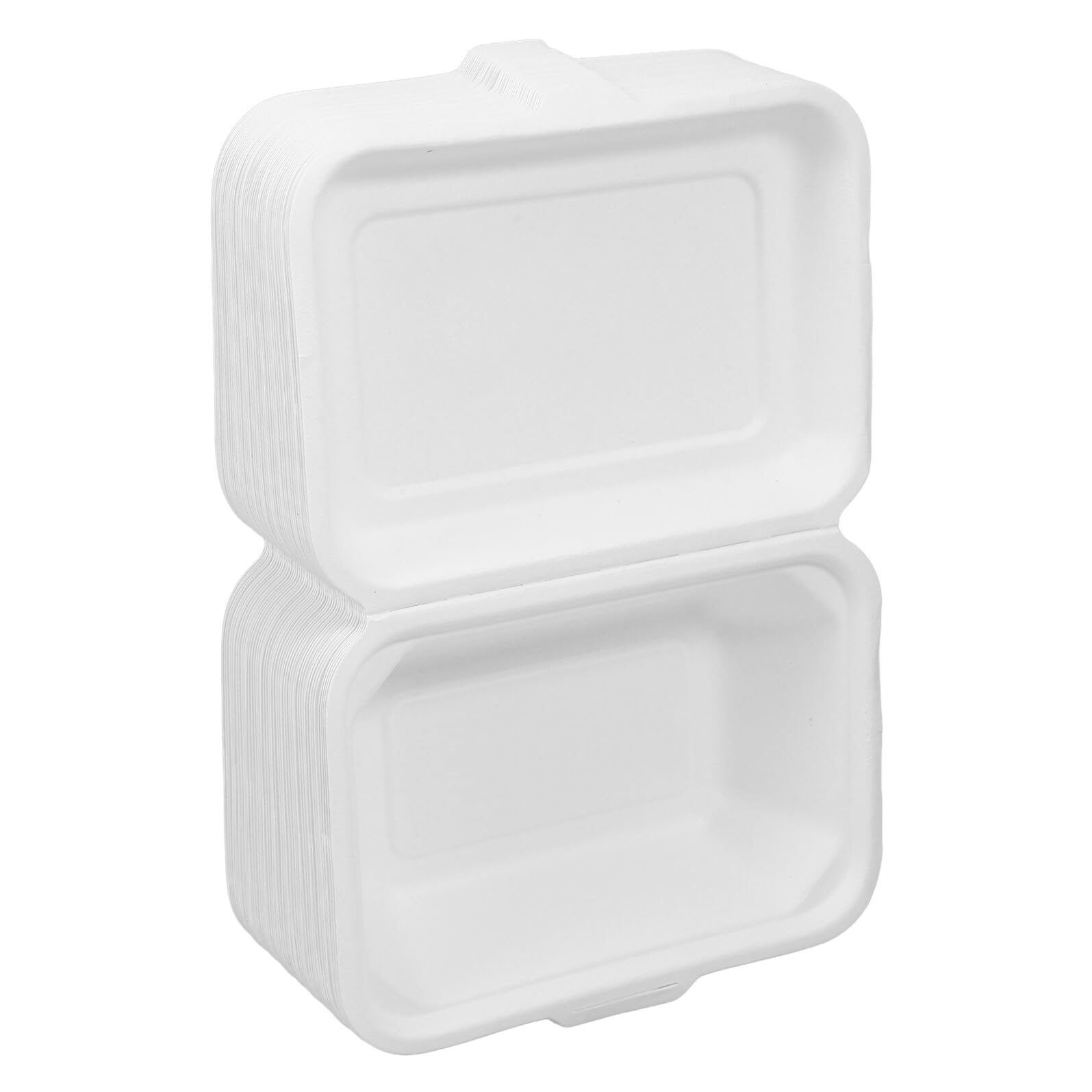 Scatole per Cibo da Asporto Facili da Trasportare Multiuso Biodegradabili in Carta 600ml Confezione da 50 Pezzi per Imballaggio Dolci e Pranzo