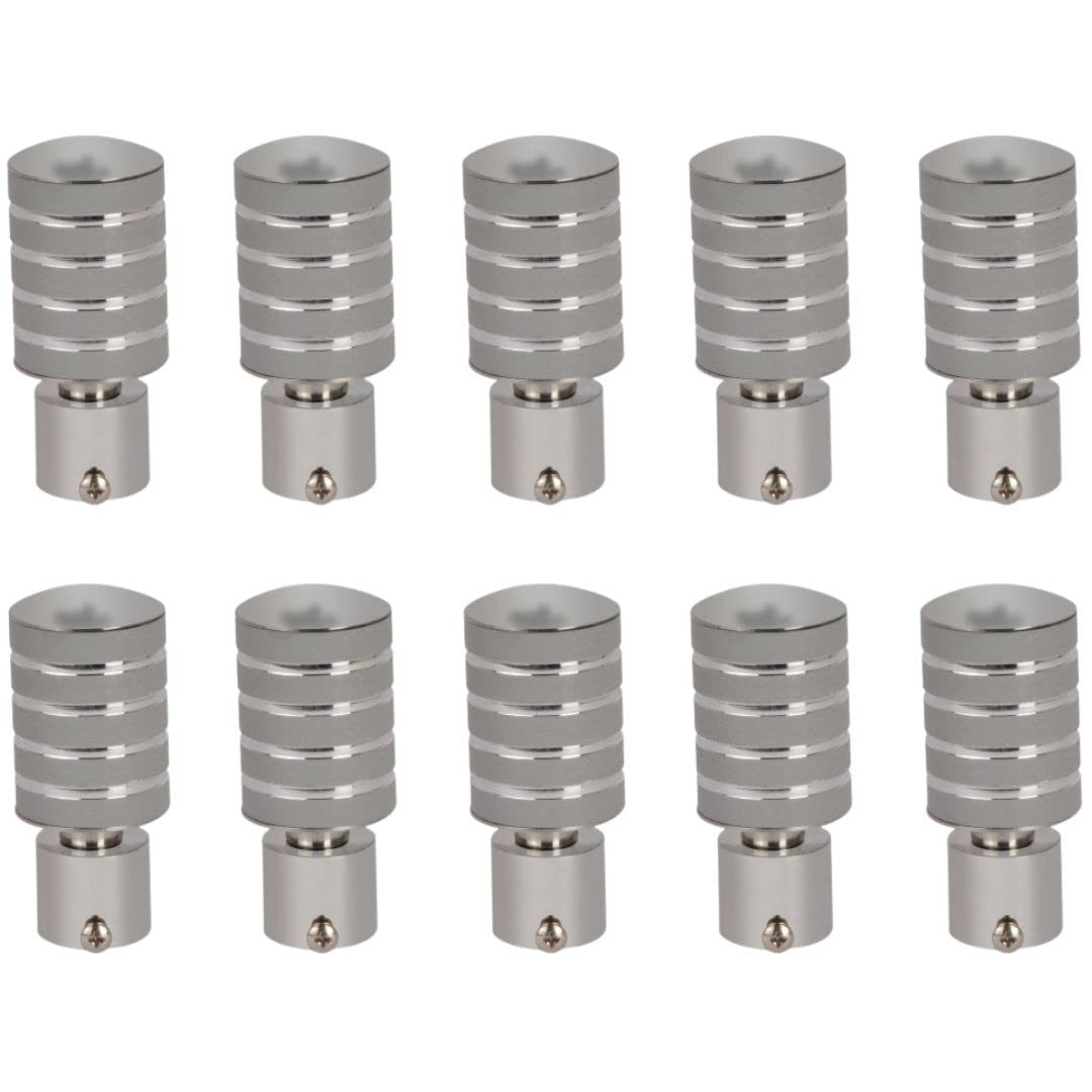 Stainless Steel Curtain Finials - Modern Design -14