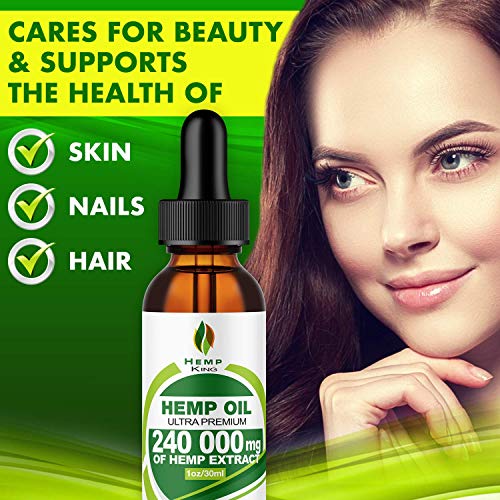 Hemp Oil Drops 24 000 000 mg, 100% Natural Extract, Natural Dietary Supplement, Rich in Omega 3&6 Fatty Acids for Skin & Heart Health, Vegan Friendly - Image 8