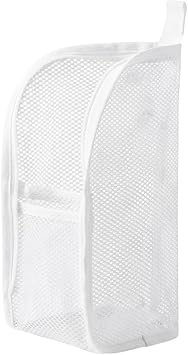 Fauppt Portable Lightweight Travel Toiletry Bag Standing Toiletry Bag,2026 EVA Mesh Cosmetic Waterproof Bag Travel Essentials White*1