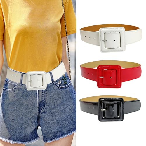 Stylish Faux Leather Waist Belt Waist Cincher For Women Enhancing Outfits Business Social Event Adjustable Waistband Waistban4