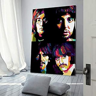 GUCII Poster décoratif The Beatles WPAP – 60 x 90 cm - Les Beatles, Paul McCartney, John Lennon, RIngo Starr, George Harrison GUCII Poster décoratif The Beatles WPAP - 60 x 90 cm – Image 3