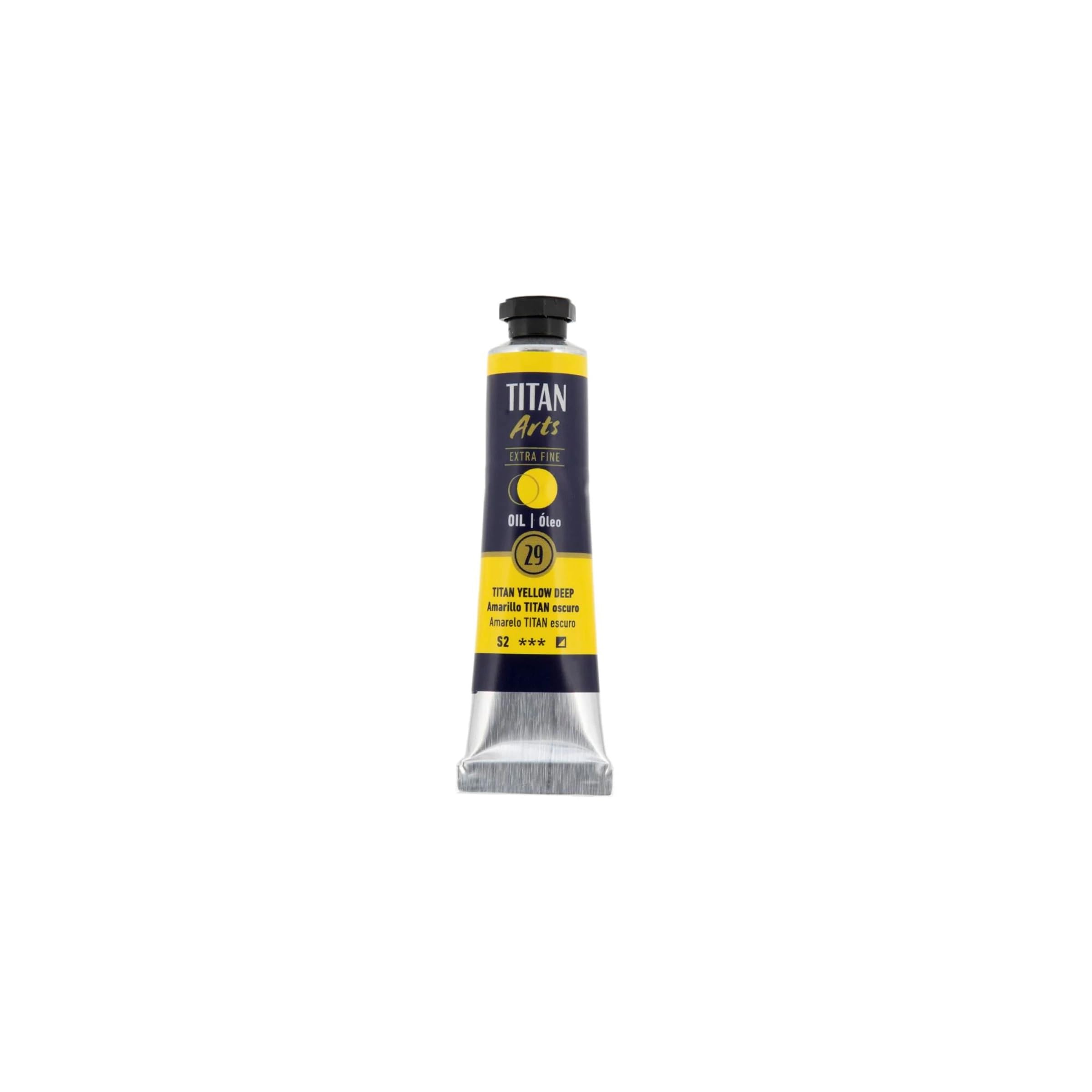 Titan Ultra 6 Olio Verde Chiaro Extra Fino - 20 Ml, N. 66, Alta Concentrazione Di Pigmenti Per Artisti