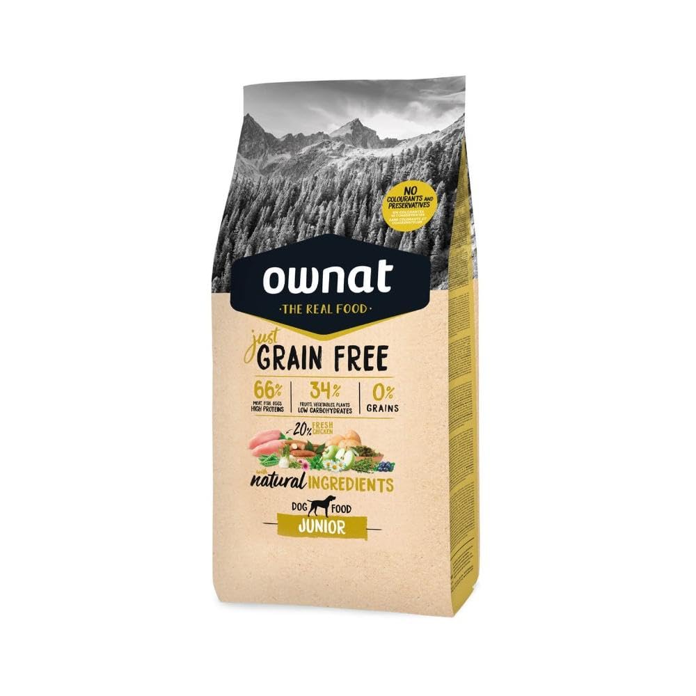 Pienso para Perro OWNAT Grain Free Just Junior 3 kg