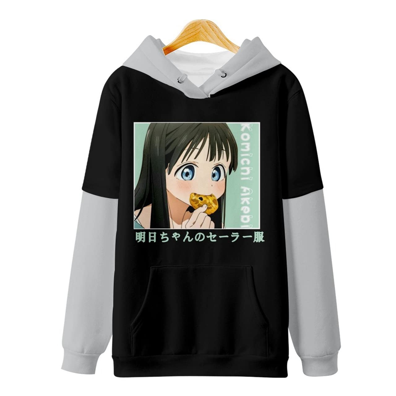 明日ちゃん展限定 花緒とカジキくんパーカー 【公式通販】 明日ちゃん展限定 花緒とカジキくんパーカー 【公式通販】