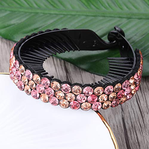 Pinzas para cabello Rhinestone para mujer 5 unidades miniatura 4