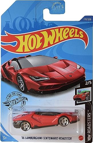 Hot Wheels Lamborghini Centenario Roadster rojo 1:64