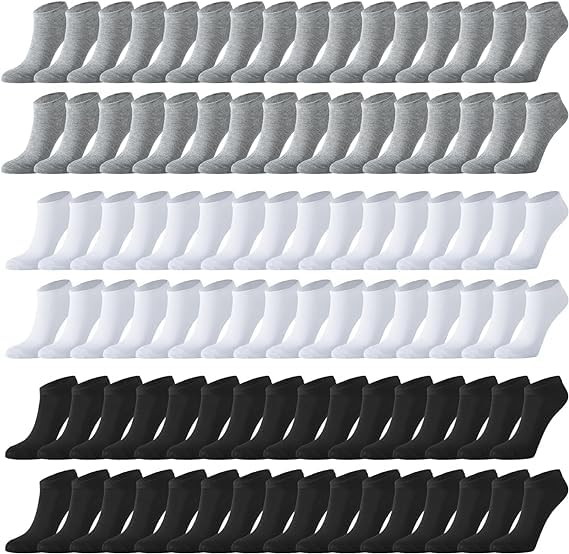 300 Pairs Mens Thin Low Cut Ankle Socks Breathable Casual Socks Athletic Sports Sock Bulk Pack for Men Women Unisex Homeless