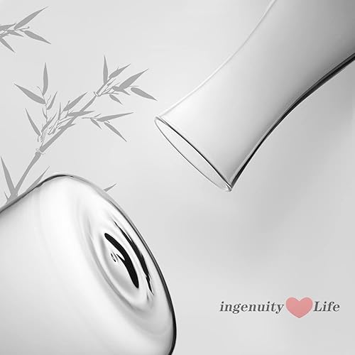 Miniatura 4 de Jarra de vidrio de 40 onzas con tapa, jarra de agua de vidrio de borosilicato con tapa de acero inoxidable 188 para agua, té helado, jugo, bebida