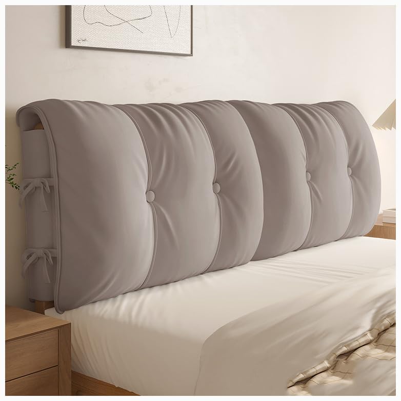 Housse de tête de lit oreillers lecture peluche coussin coins