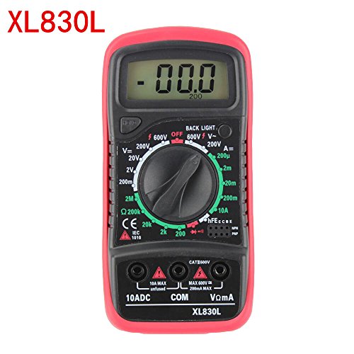 Preisvergleich Produktbild Mmsww Digitalmultimeter, Funktion (Wechselstrom, Gleichstrom, Batterie, Gleichspannung, Widerstand, Wechselspannung), Professionelles Handmultimeter