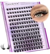 Pawotence Lash Clusters Wispy Eyelash Clusters 144pcs Individual Lashes 10-18mm Lash Extension DI...