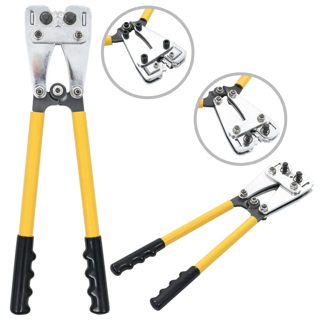 Hydrauliczne szczypce zaciskowe ze stali 50 kN do zaciskania sześciokątnego od 6 do 50 mm² przewodów, przenośne, do ściągania izolacji w warsztacie, naprawie