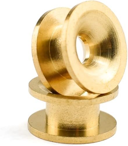 Miniatura 3 de Repuesto universal para cabeza recortadora de césped con ojales, accesorios de cortador de manga, latón sólido, 8 piezas