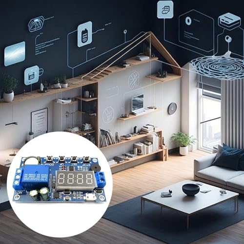 Temporizador de retardo digital para automatización de iluminación y motores de 5-30V 2
