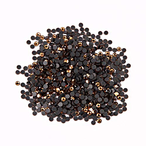 Image of Beadsland Crystal Hotfix Rhinestone,Machine Cut Stone 288pcs /pkg (SM.Topaz,SS30 /6mm)