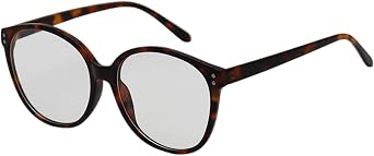 Mad Shade Fashion Optical Glasses for Men & Women, Classic Round Retro Vintage Clear Lenses, Lightweight Durable Eyewear