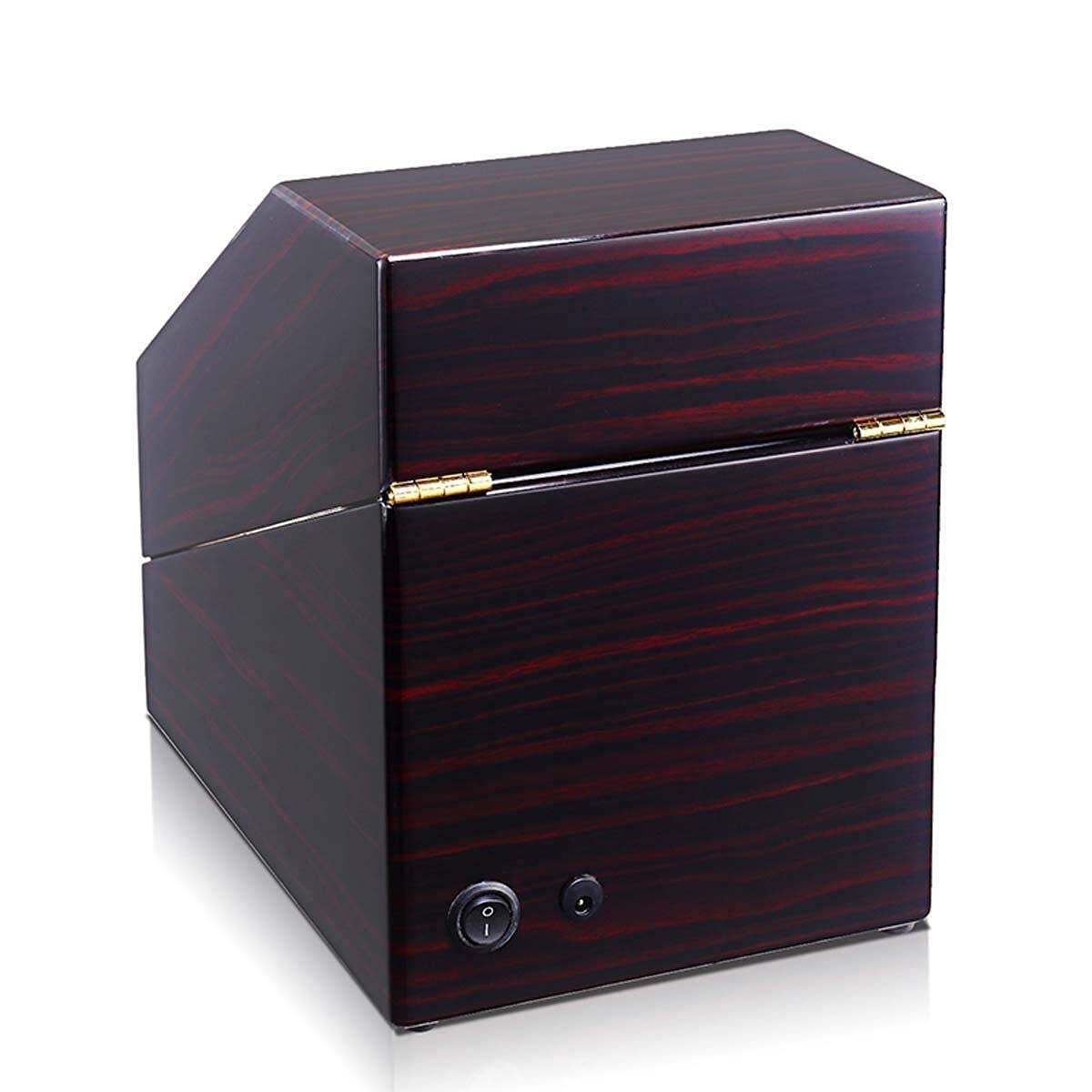 NZPOST Remontoirs de Montres 2 + 3 Remontoirs de Montres Laque Piano Noir Brillant Fibre de Carbone Moteur Silencieux Affichage de Stockage Boîte de Montres Remontoir de Montre