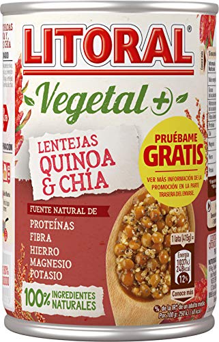 Litoral Vegetal Lentejas Quinoa Chía - 415 gr