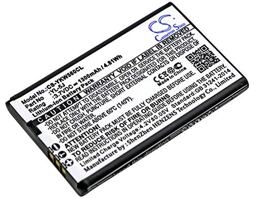 VI VINTRONS Battery for YEALINK One Talk IP DECT, W56H, W56h/p,