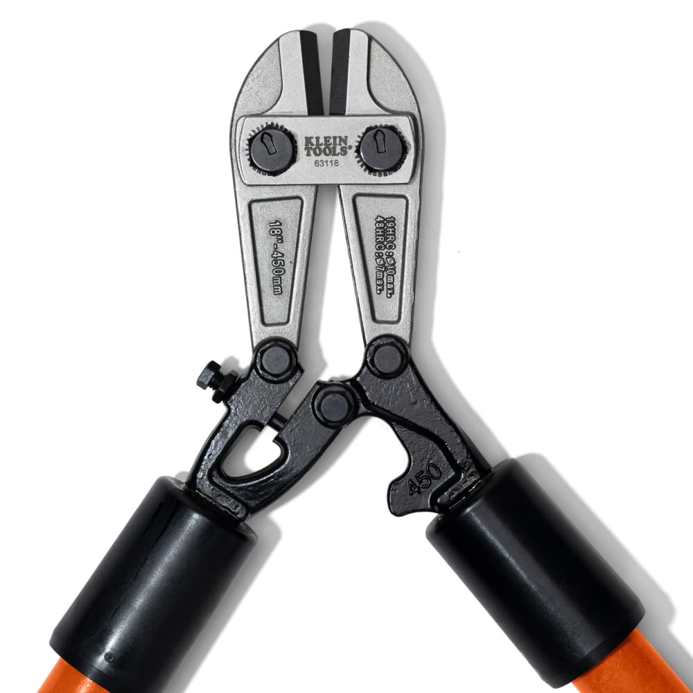 Klein Tools 63118 - Cortador de pernos (mango de fibra de vidrio, 46 cm)