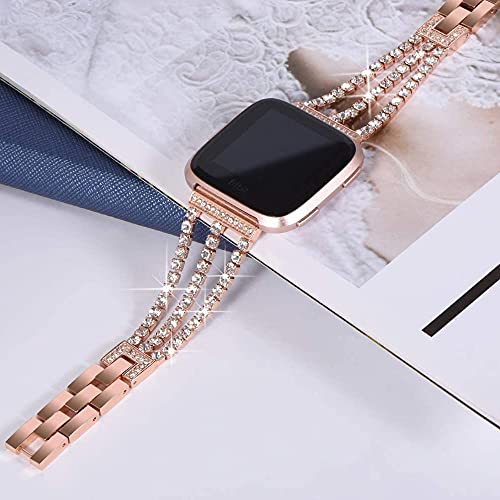 Pulseira de joias para Fitbit Versa 2 pulseira de substituição feminina para Fitbit Versa Lite pulse