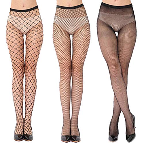 Familyhouse Women's High Waist Tights Fishnet Stockings Thigh High Stockings Pantyhose
