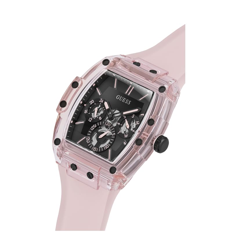 Image of Guess Men's GW0G Series| Analog Trend Watch| Polycarbonate Case| Silicone Bracelet | 50M Water Resistance